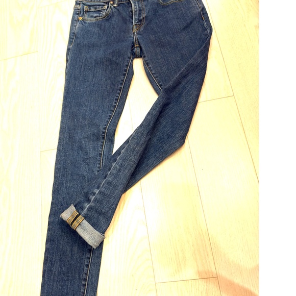 Burberry Brit Skinny Mid Rise Jeans Size 25 - Picture 4 of 7